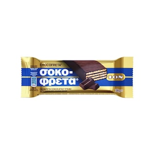 ΙΟΝ | ΣΟΚΟΦΡΕΤΑ | Γκοφρέτα Σοκολάτα Υγείας 38gr