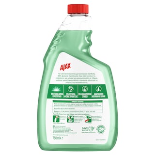 AJAX | Καθαριστικό Τζαμιών Antistatic Ανταλλακτικό 750ml
