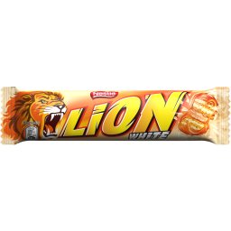 LION | Γκοφρέτα Λευκή Σοκολάτα με Καραμέλα 42g