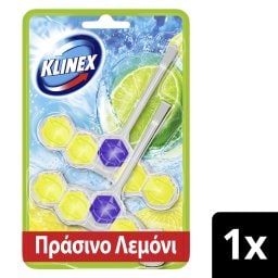 KLINEX | WC Block Power 5 Πράσινο Λεμόνι 2x50g