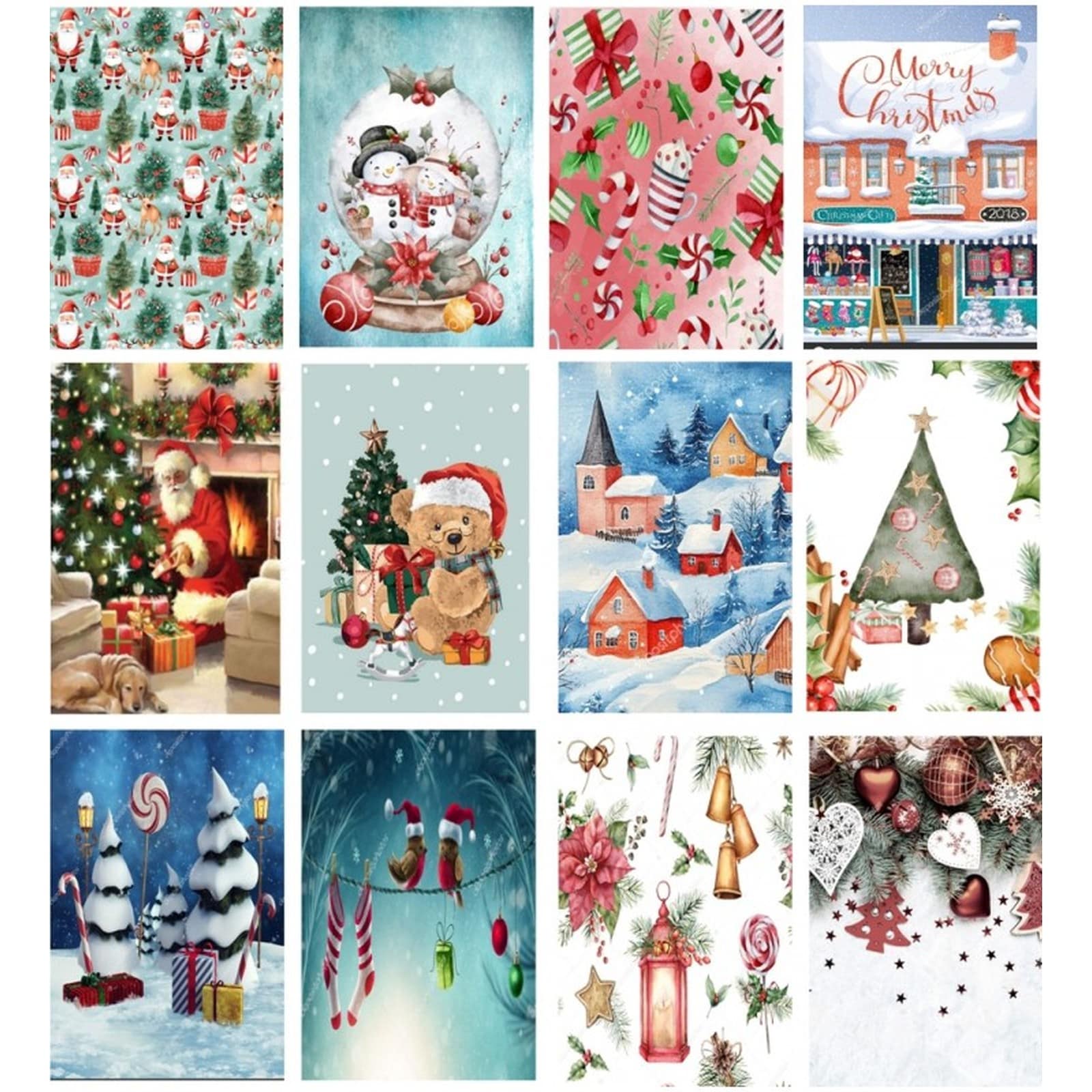 Τσάντα Δώρου Χριστουγεννιάτικη 26x33cm 1 Τεμάχιο