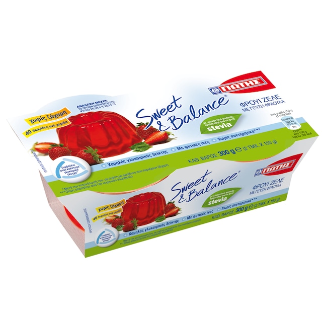 Διάφορα προϊόντα 31 Φρουί ζελέ φράουλα Sweet & Balance Γιώτης | 26 kcal / 100 γρ.