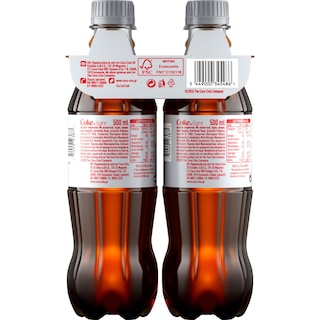 COCA COLA | LIGHT | Αναψυκτικό Cola Light Φιάλη 4x500ml