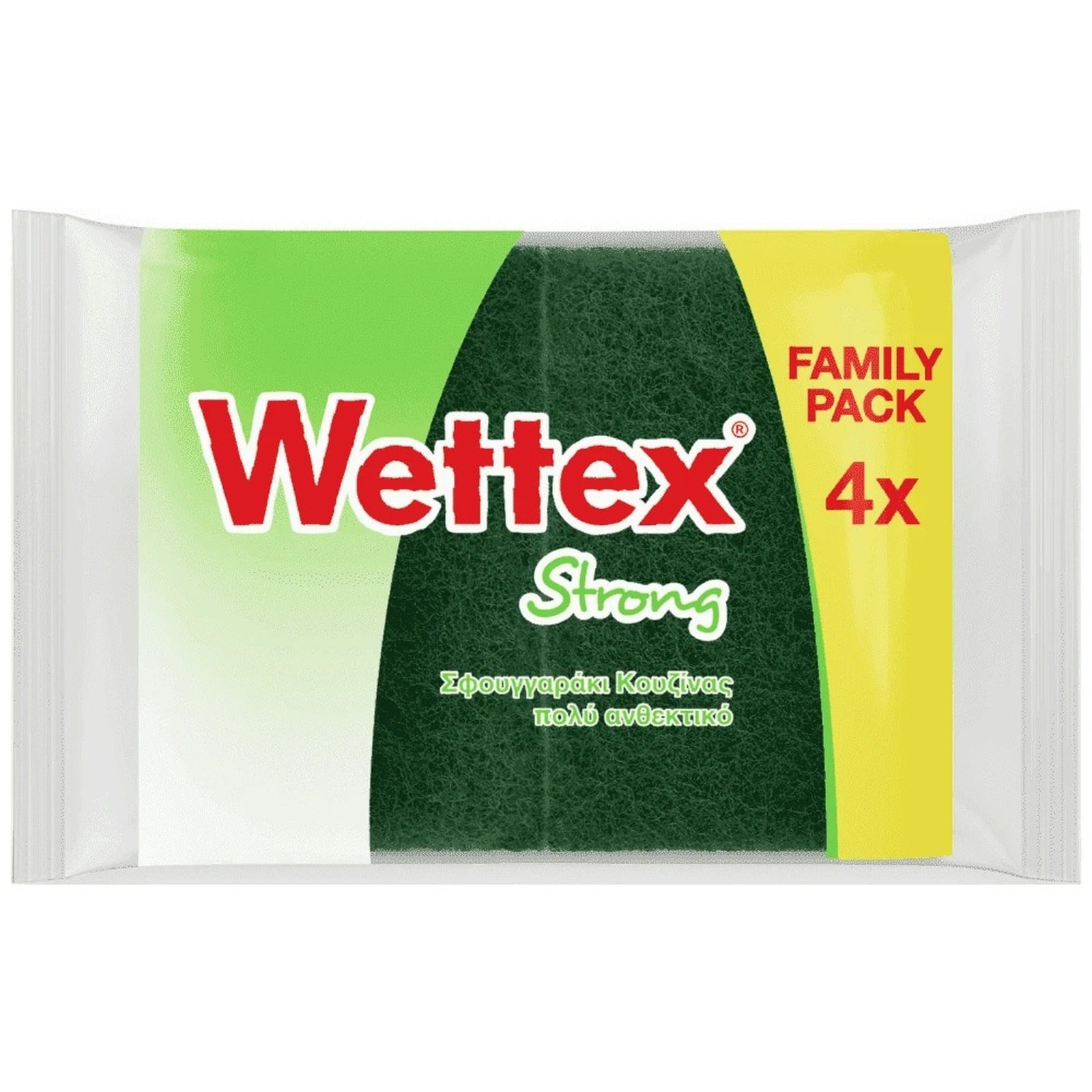 WETTEX Σφουγγαράκια Κουζίνας Strong 4 Τεμάχια