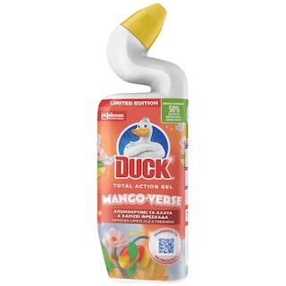 DUCK | Υγρό Καθαριστικό Λεκάνης Total Action Gel Mango Verse 750ml