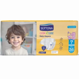 SEPTONA | Πάνες Μωρού Calm N Care Νο7 Extra Large Plus 36 Τεμάχια