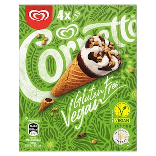 CORNETTO | Παγωτό Vegan Χωρίς Γλουτένη 4x60g