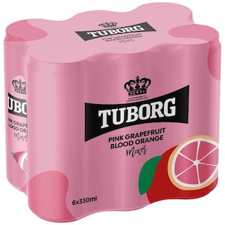 TUBORG | Mixer Pink Grapefruit Σαγκουίνι 6x330ml