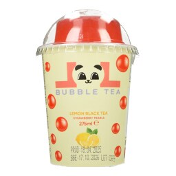 - | Bubble Tea Lemon Black Tea Strawberry 275ml