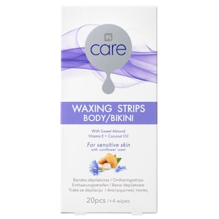 CARE | Depilatory Strip Body Bikini Sensitive Skin 20 Pieces