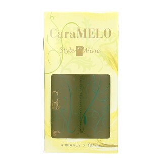 CARAMELO | ΟΙΝΟΣ ΛΕΥΚΟΣ  4 Χ 187 ML