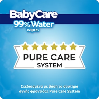 BABY CARE | Baby Wipes 99% Water 3x72 Τεμάχια