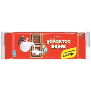 ΙΟΝ | Σοκολάτα Γάλακτος 2x200g