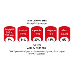 ΓΙΩΤΗΣ | Pastry Classic 125g
