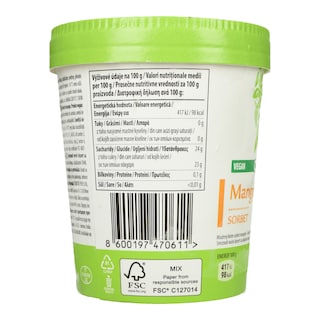 NATURE'S PROMISE | Παγωτό Sorbet Mango 310g