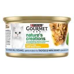 GOURMET | Γατοτροφή Natures Creations Ψάρια Ωκεανού 85g