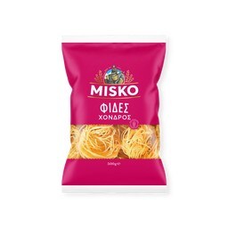 MISKO | Ζυμαρικά Φιδές Xονδρός 500gr