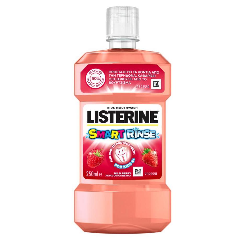 LISTERINE Στοματικό Διάλυμα Smart Rinse Παιδικό 250ml