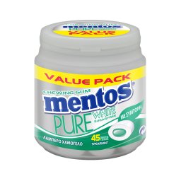 MENTOS | PURE WHITE | Τσίχλες Δυόσμος 90g
