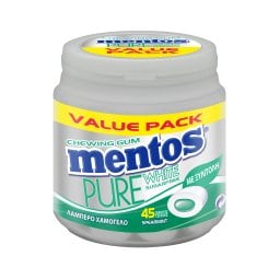 MENTOS | PURE WHITE | ΤΣΙΚΛΕΣ ΔΥΟΣΜΟΣ ΜΠΟΥΚΑΛΙ 100 GR
