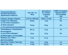 ELITE | Crackers Mediterranean Oregano & Feta Flavor 105g