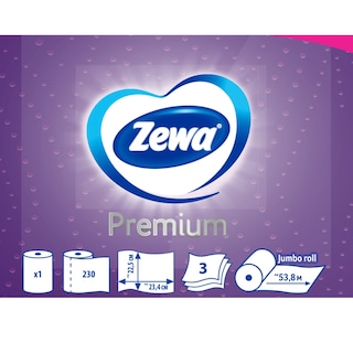ZEWA | Χαρτί Κουζίνας Jumbo Premium 3 Φύλλα 654g