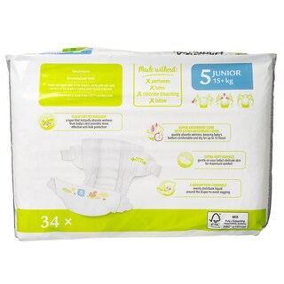 NATURE'S PROMISE | Πάνες Μωρού Eco Junior No5 34 Τεμάχια