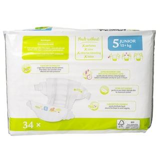 NATURE'S PROMISE | Πάνες Μωρού Eco Junior No5 34 Τεμάχια