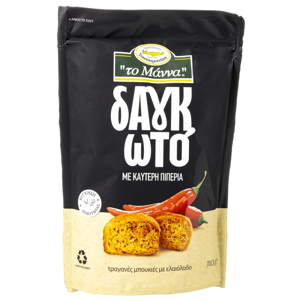 ΜΑΝΝΑ Παξιμάδι Δαγκωτό Καυτερή Πιπεριά 110g