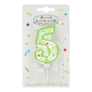 DECORATA | Κερί Γενεθλίων Νο5 1 Τεμάχιο