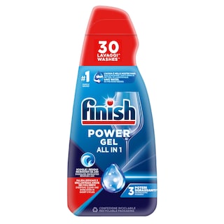 FINISH | Απορρυπαντικό Πλυντηρίου Πιάτων All in 1 Max Power Gel Fresh 600ml