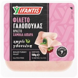 Γαλοπούλα Βραστή Φέτες 160g