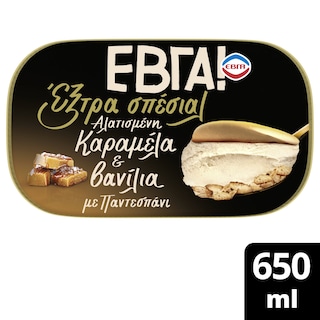 ΕΒΓΑ | Παγωτό Έξτρα Σπέσιαλ Καραμέλα & Βανίλια 391g