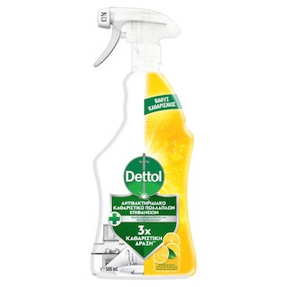 DETTOL | Καθαριστικό Spray Αντιβακτηριδιακό Lemon & Lime 500ml