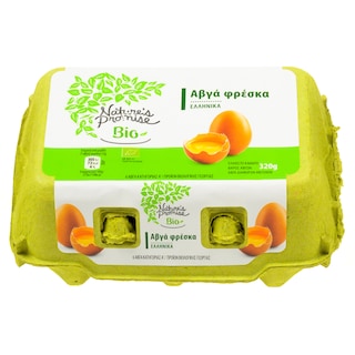 NATURES PROMISE BIO | Αυγά Βιολογικά 6 Τεμάχια