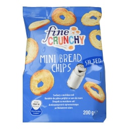 FINE CRUNCHY | Mini Bread Chips Αλάτι 200g