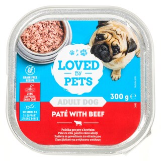 LOVED BY PETS | Σκυλοτροφή Βοδινό Πατέ 300g