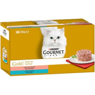 GOURMET | Cat Food Gold Tartar Salmon 4x85g