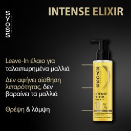 SYOSS | Λάδι Μαλλιών Intense Elixir Oil 100ml