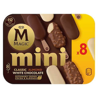 MAGIC | Παγωτό Classic Almond White Chocolate 8x42.1g