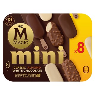 MAGIC | Παγωτό Classic Almond White Chocolate 8x42.1g