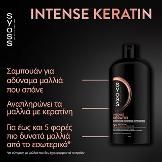 SYOSS | Σαμπουάν Keratin Αδύναμα Μαλλιά 750ml