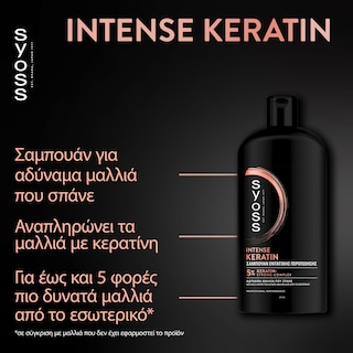 SYOSS | Σαμπουάν Keratin Αδύναμα Μαλλιά 750ml
