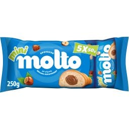 MOLTO | Κρουασάν Μίνι Πραλίνα Φουντουκιού 5x50g