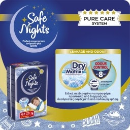 SAFE NIGHTS | Εσώρουχο Kids Pants Αγόρι 4-7 Ετών 14 Τεμάχια