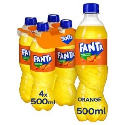 FANTA | Πορτοκαλάδα Φιάλη 4x500ml