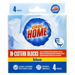 CLEAN HOME | Καθαριστικό Μπλοκ για Καζανάκι Φρεσκάδα Ωκεανού 4x50g