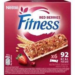 FITNESS | Μπάρες Δημητριακών Red Berries 6 X 23.5gr
