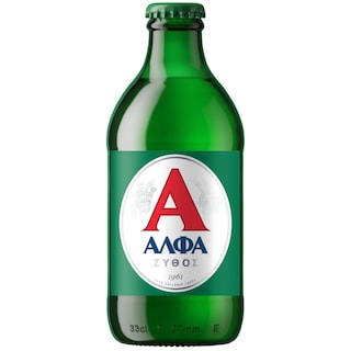 ΑΛΦΑ | Beer Lager Bottle 330ml