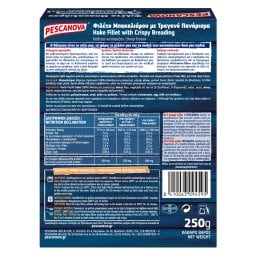 PESCANOVA | Φιλέτο Μπακαλιάρου με Τραγανό Πανάρισμα 250g